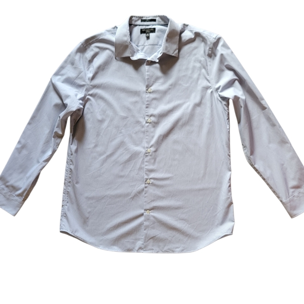 Banana Republic Men's White Dress Shirt